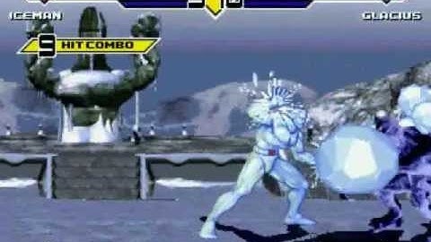 MUGEN:  Iceman vs. Glacius