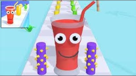 Juice Run Gameplay All Levels💖 Android,iOS Walkthrough NEW BIG UPDATE GAME Level 8 9 YTQ9K