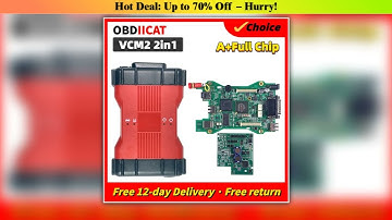 New Arrival Top Quality VCM Full Chip Diagnostic Tools VCM2 IDS Interface Multi-language Double PCB
