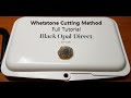 Carving Opal with Whetstones - Full Process (Black Opal Direct beginners parcel rock #1/12)