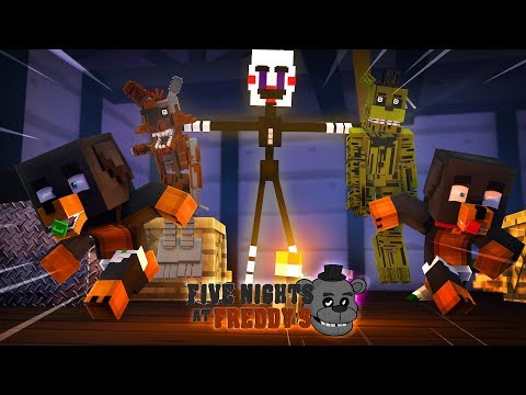 Minecraft MY BABY SITTER IS FNAF PUPPET MASTER 