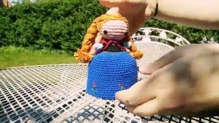 Frozen Anna Elsa Flip Doll Crochet Amigurumi