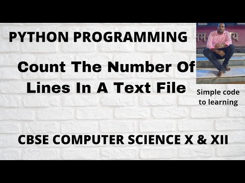Write a function in python to count the number of lines in a text file ...