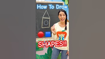 Learn to Draw 🖌️ with Ms. Appleberry #shapes #colors #fun