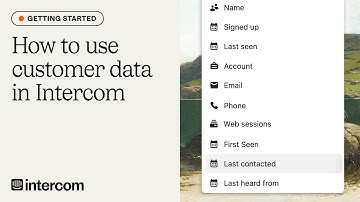 How to use customer data in Intercom