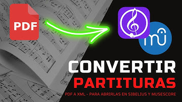 🎹 ► ¿Cómo CONVERTIR PARTITURAS de PDF a XML? ✏️ Abre tus PDFs en Sibelius y MuseScore ✅