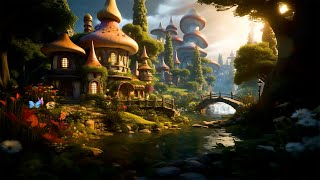 Relax & Sleep Better in a Mushroom Forest | Enchanting Forest Music Soothes The Mind, Heals, Rest