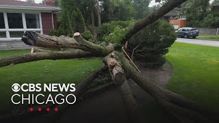 Miller Beach residents clean up after severe storms hit Gary Indiana