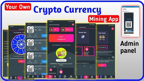 How To Make Crypto Currency App | Shiba Inu Coin Mining App with Admin Panel