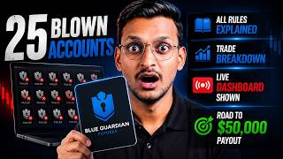 Blue Guardian Futures All Plans Explained - After 25 Blown Accounts, Passed 5 | Road to $50,000 P... screenshot 4