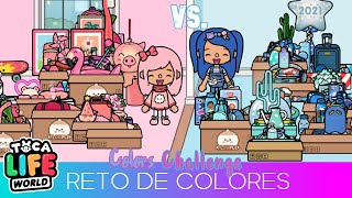 Color challenge: Pink vs. Blue - TocaLife 🩰👗🌸🦄💙