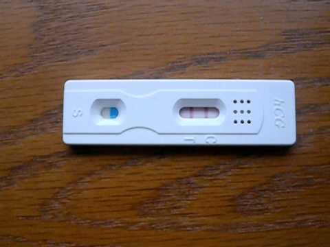 Positive Dollar Tree Pregnancy Test - YouTube.