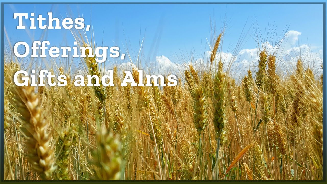 Tithes, Offerings, Gifts and Alms - Part 1 (Shabbat Service, Prophet ...