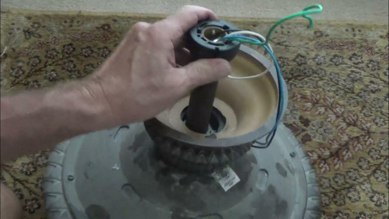 How to Fix Ceiling Fan Clicking/Wobbling for Dummies...Part 7 Tightening Knuckle & Housing