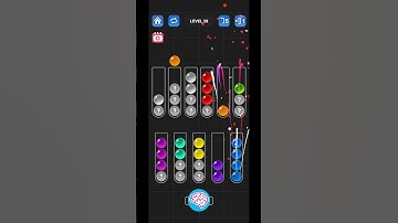Lv 59 (??? ver.) Ball Sort Puzzle - Color Game / 顏色分類遊戲 / ボールソーティングパズル (Guru Game)  #ballsortpuzzle