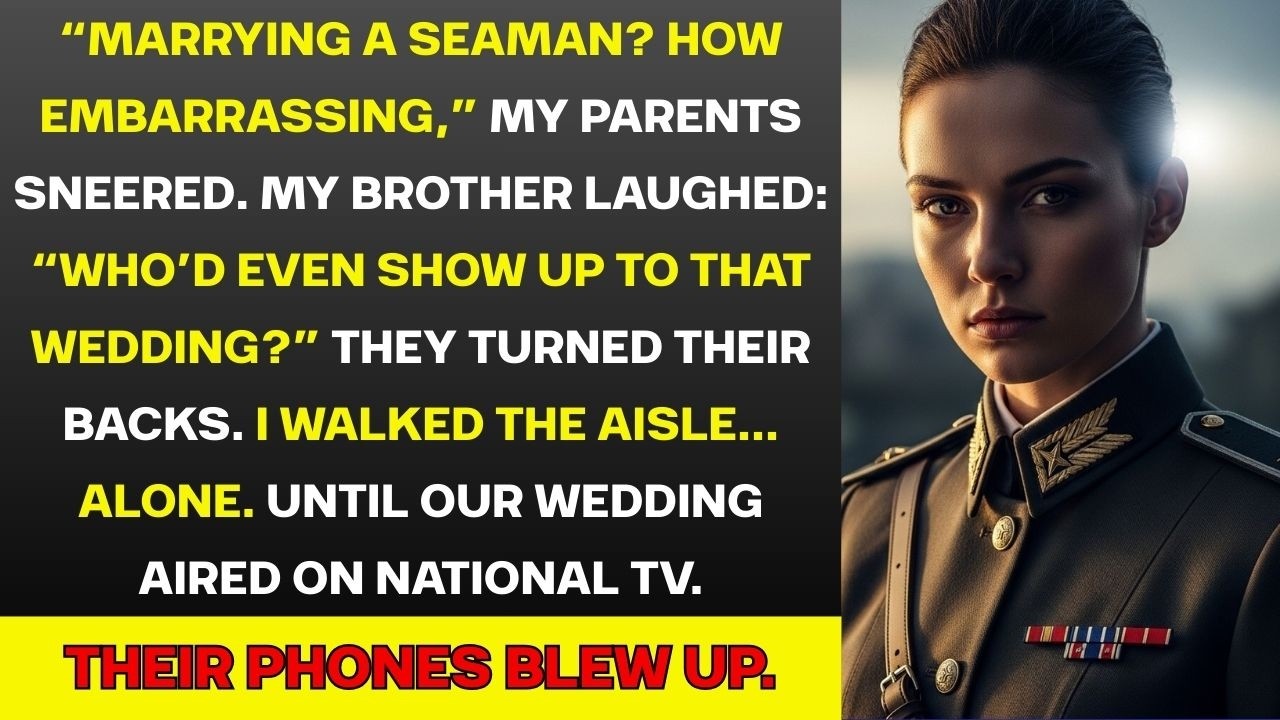 My Parents Mocked My “Seaman” Fiancé — Until Our Wedding Hit National TV.