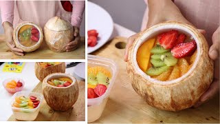 Laris 100 Porsi Perhari !Resep  & Ide Usaha Dessert Coconut Jelly Fruit - puding kelapa buah