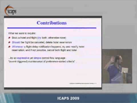 Continuous Orchestration of Web Services via Planning (ICAPS 2009)