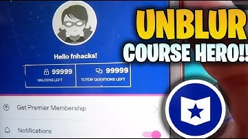 How to Hack Course Hero for iOS/Android - Tricks Mod Course Hero get Premium Free!!