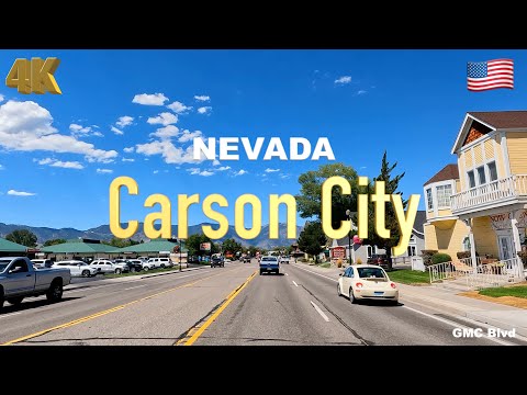 [4K]  Carson City 🇺🇸, Nevada USA in Oct 2022 - Drive