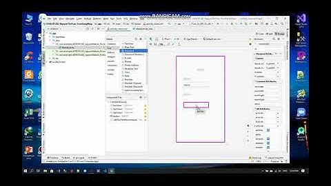 Form Đăng Nhập của ứng dụng Android Studio