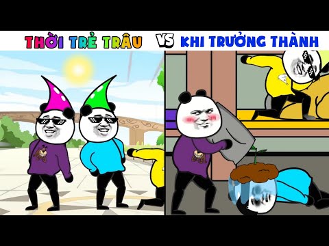 GẤU HÀI HƯỚC: Những Điều Chúng Tôi Làm Khi Còn Trẻ Trâu Vs Hiện Tại | Cuộc Sống Ký Túc Xá Tập 26