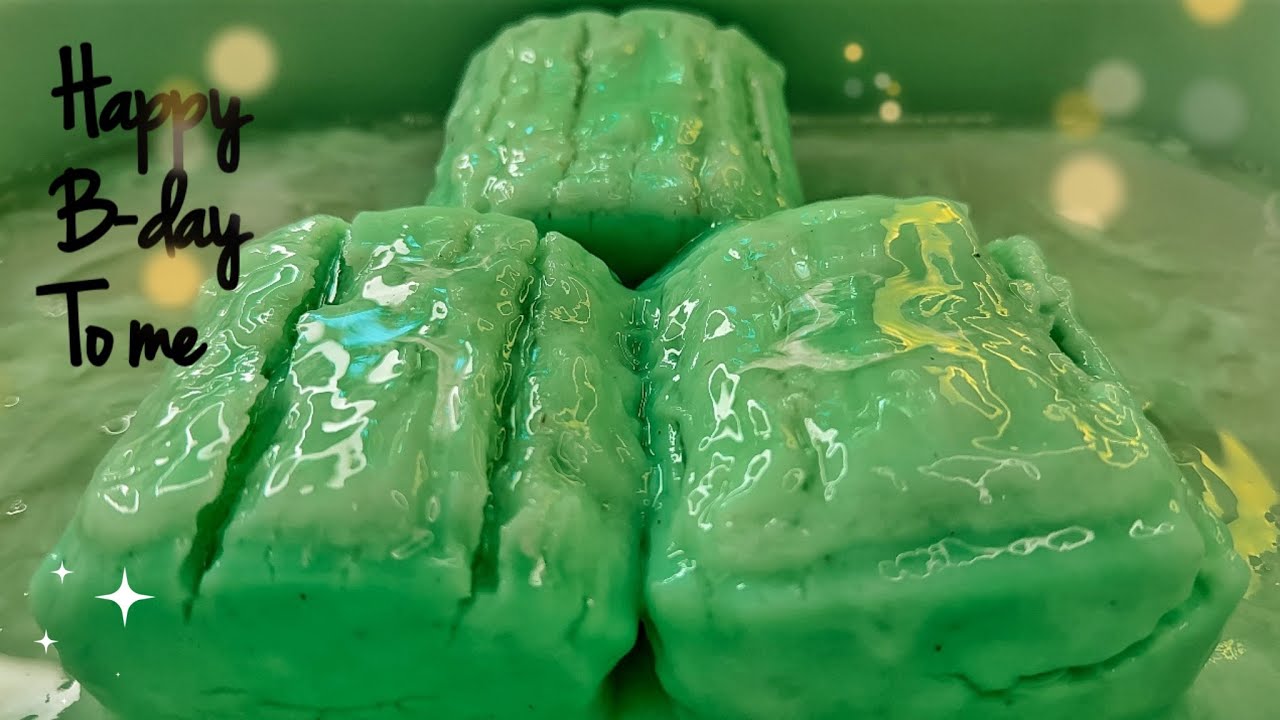 ASMR 💚 Можжевельник Nefis 🎊 Happy B-day to Me 🎉 Soaked Soap || АСМР Мыление и Размокшее Мыло 