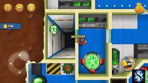 Robbery Bob Gameplay Walkthrough Part 8 - Chapter 3: Secret Labs #6 - #10