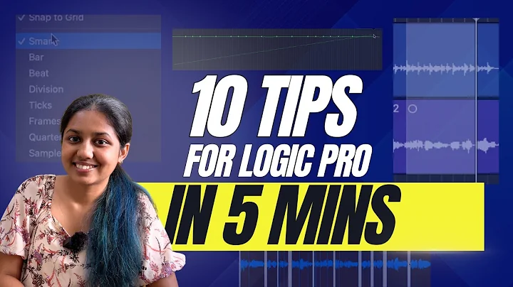 TOP 10 MUST KNOW LOGIC PRO TIPS IN 5 minutes !
