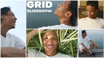 Minimal Grid Slideshow (After Effects Template) @aetemplates