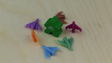 Fighter Ship - Board Game Pieces from The Game Crafter