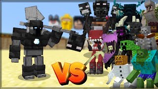 Minecraft: Nameless Guardian Vs All Mutants  Mob Battle | 1.19.2