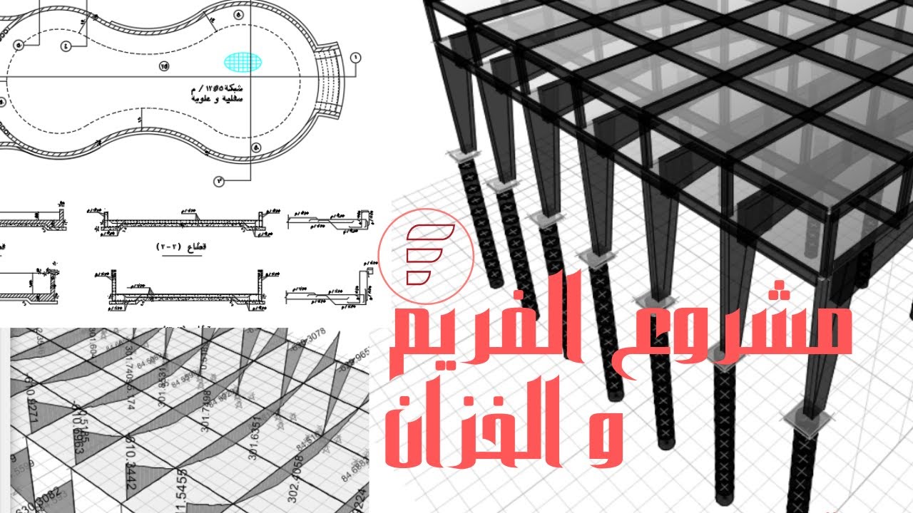 CONCRETE FRAMES LAYOUT + MODELING + DESIGN + DETAILNG EL FiT GROUP