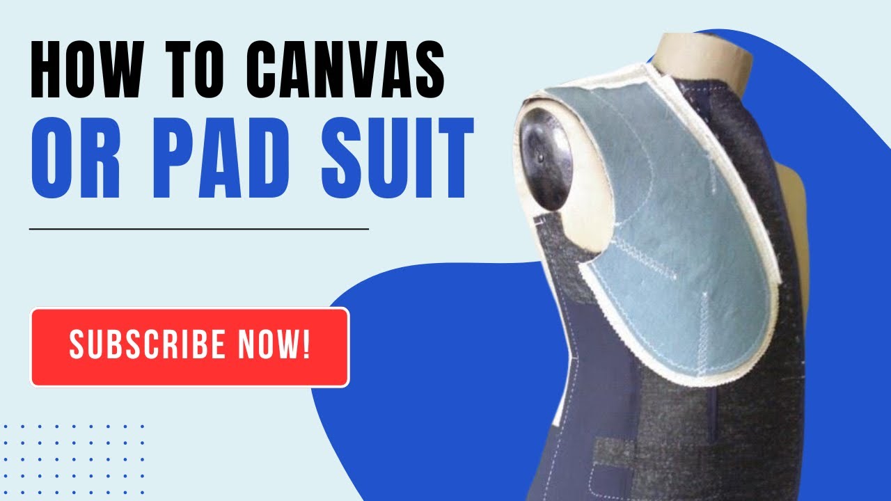HOW TO CANVAS SUIT OR PAD YOUR SUITS CORRECTLY// this will give you a flawless fit