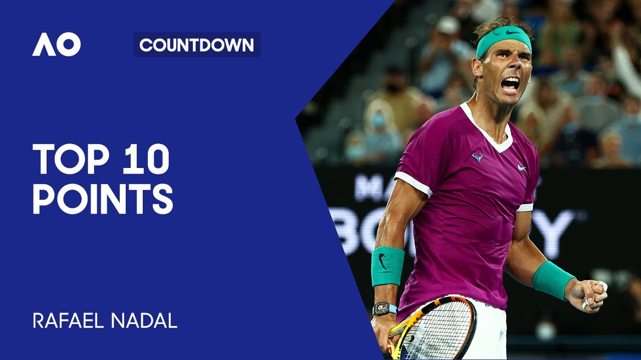 Rafael Nadal's Top 10 Points | Australian Open