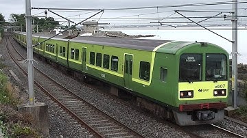Irish Rail 8500 Class Dart Train number 8607 - Monkstown, Dublin