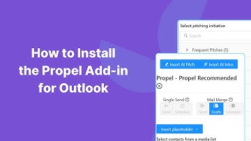 How to Install the Propel Add-In for Outlook