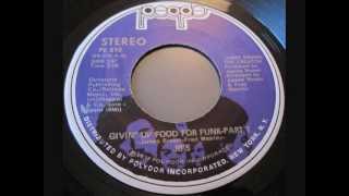 The JB'S - Givin' Up Food for Funk Pts. 1 & 2 chords