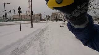 4K・ 【4K】Winter walk from Hirosaki castle to Hirosaki station
