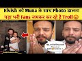 Elvish Yadav vs Munawar Faruqui Controversy News| fans Angry On Elvish Yadav Collab Pic with Munawar