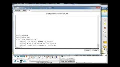 CDP - Cisco Discovery Protocol-Packet Tracer tutorial