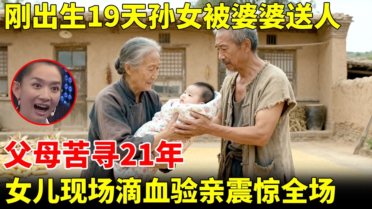 刚出生19天孙女被婆婆送人，父母苦寻21年，女儿来到现场验DNA，结果令人震惊【王芳王为念访谈】