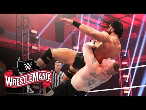 Brock Lesnar and Drew McIntyre clash for WWE Title: WrestleMania 36 (WWE Network Exclusive)