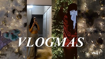 VLOGMAS DAY 1: HOLIDAY DECOR SHOPPING + TRADER JOES HAUL