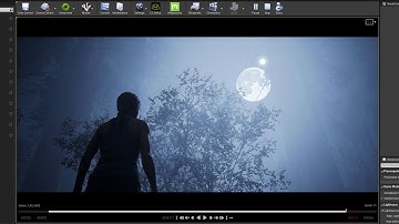 Third Person ingame Japanese shrine forest environment Unreal Engine 4.25