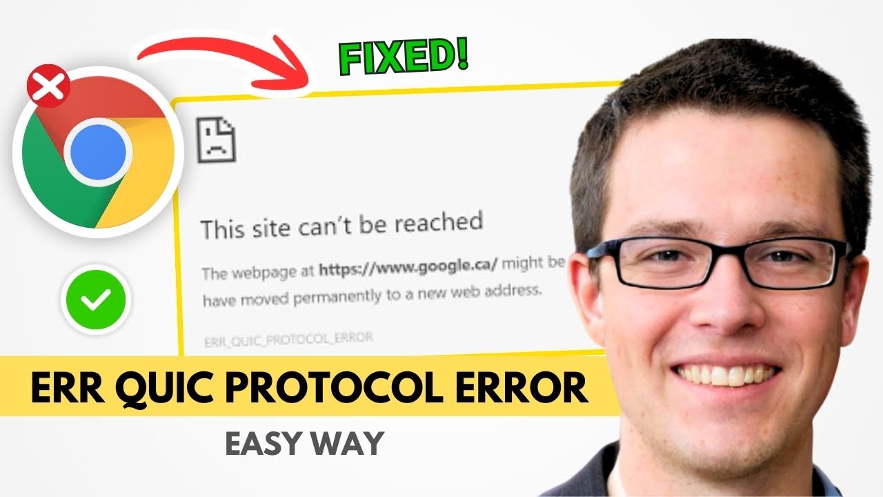 Fix Chrome ERR QUIC PROTOCOL ERROR | 2026 - YouTube