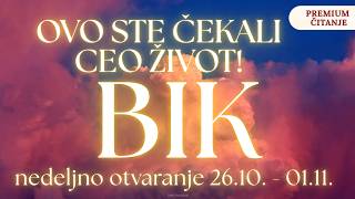 BIK ♉ Sudbina vam konačno odgovara! 💫 nedeljno tarot čitanje 26.10.- 01.11.