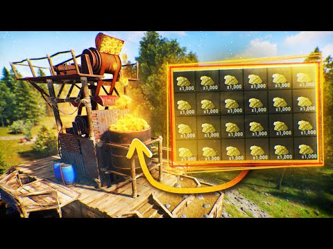 Мой Серный Карьер приносит Миллионы Серы в Rust/Раст