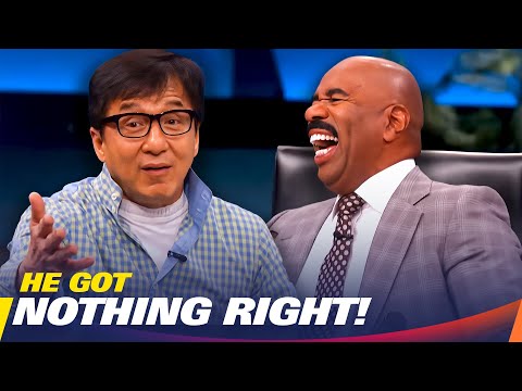 Jackie Chanโs HILARIOUS Reaction to Amateur Stunt Fails! | Steve Harvey