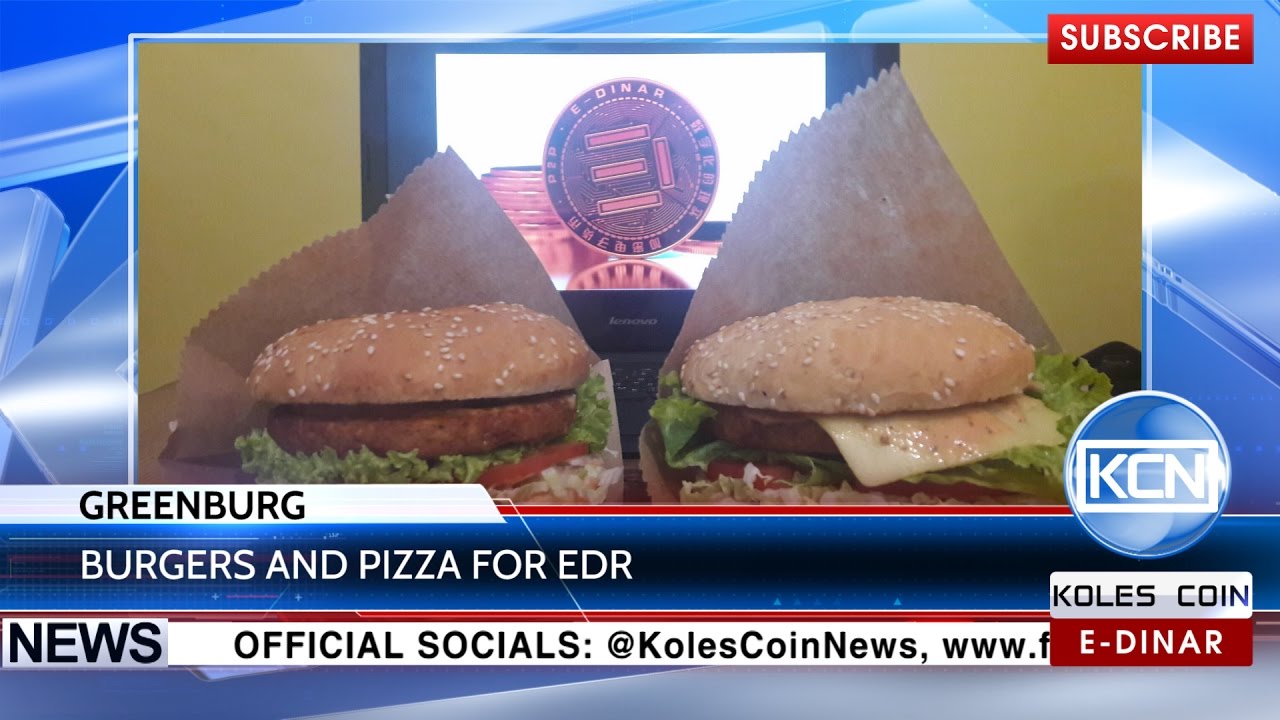 KCN News: Greenburg accepts E-Dinar Coin cryptocurrency for payment -  YouTube